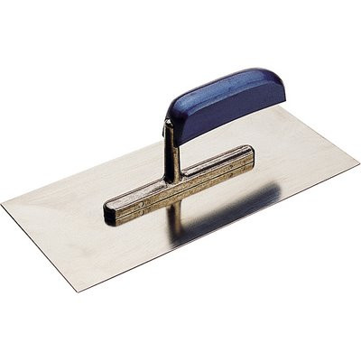 Triuso Glättekelle ungezahnt 28x13cm Edelstahl rostfrei