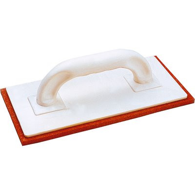 Triuso Kst Reibebrett 14x28cm m. rotem Belag 10mm