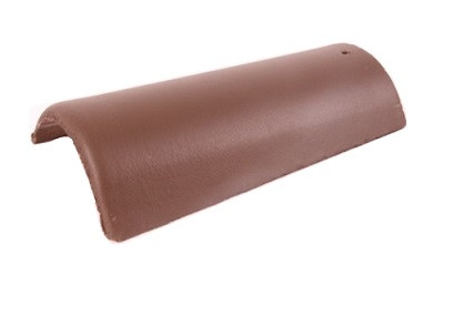 Braas Dachsteine MATT Dunkelbraun Firststein inkl. Klammer