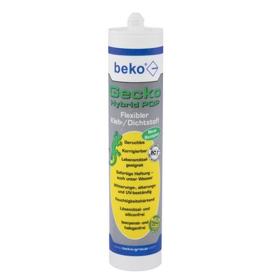 Beko Gecko Hybrid POP Kleb-/Dichtstoff 310ml weiß
