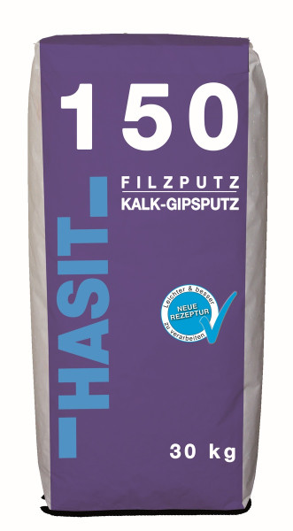 Hasit 150 Filzputz 1mm 30kg Sack 0-1mm Wand/Deckenputz innen