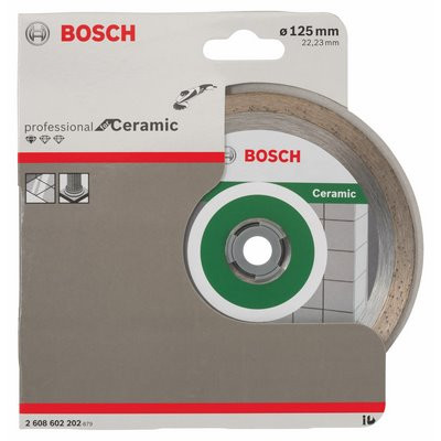 Stojak na diamentowe tarcze tnące Bosch, ceramiczny 125x22,23x1,6x7mm