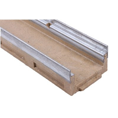 ACO Drain Multiline V100S Flachrinne 8cm m. Dichtung DN100 STVZ m. Öffnung