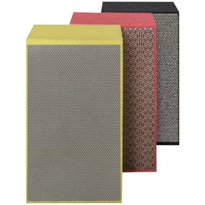 Samedia diamond hand grinding pad HSP 90x55mm red grain 200