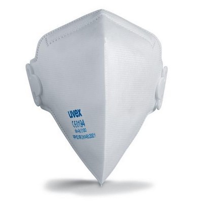 Uvex FFP1-Atemschutz-Faltmaske silv-Air c 3100 weiß - 30 Stück