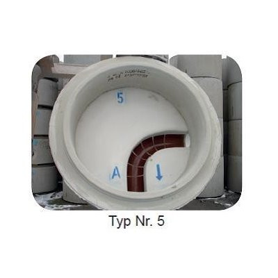 Schachtunterteil Typ 5 DIN 4034/1 SU-M 1000x650mm Gerinne DN150 KG