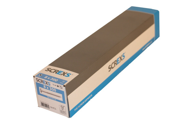 SWG Holzbauschraube Vz Tx 40 8.0x300 m. Tellerkopf - 50 Stück