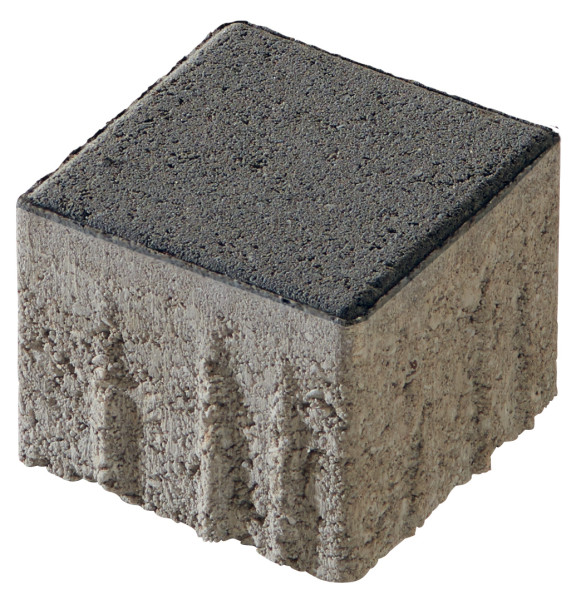 Pflaster MultiTec 10x10x8cm anthrazit. betonglatt. Minifase