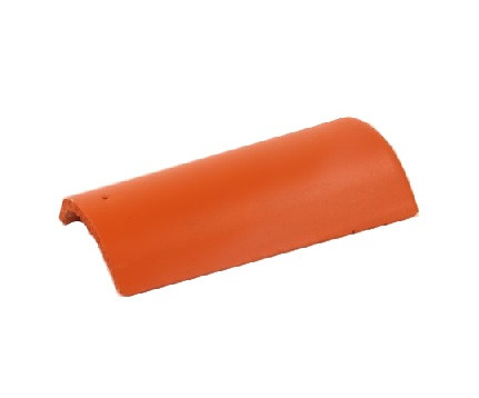 Braas Dachsteine MATT Klassisch-Rot Firststein inkl. Klammer