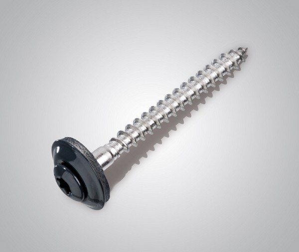 IVT Spenglerschrauben anthrazitgrau 4.5x35mm - 2 tlg. - RAL7016
