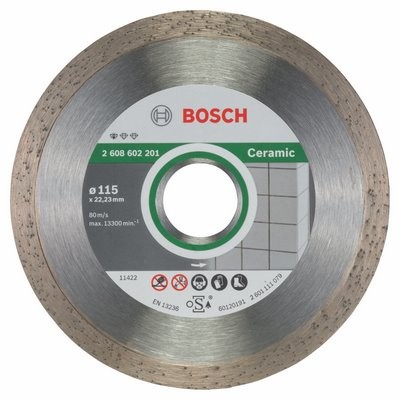 Bosch Diamanttrennscheibe Stand Keramik 115x22.23x1.6x7mm