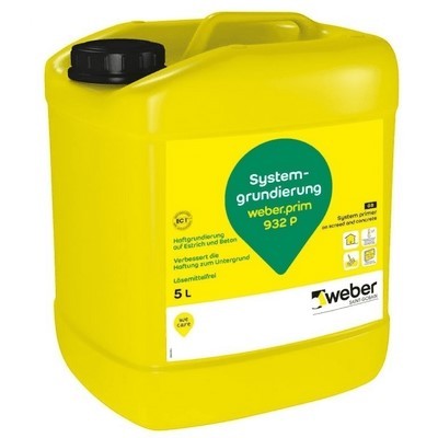 SGW weber.prim 932 P 5L Kanister Systemgrundierung transparent