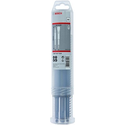 Bosch Meißel-Set SDS-plus 4-tlg. in Kunststoffröhre