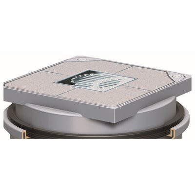 ACO Sinkamat-K Kleinhebeanlage 50/1-K Unterflur m. UNI-Abdeckplatte