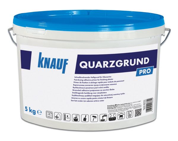 Knauf Quarzgrund Pro weiß 15kg Schnelltrocknender Haftgrund