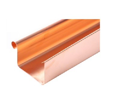 Rynna miedziana skrzynkowa 20 0,6 mm, duża długość koralika 5,00 m