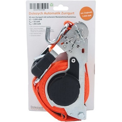 Dolezych Automatikratschzurrgurt 35mm DoMatik 35 Länge 5m 2-tlg.