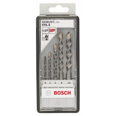 Bosch Bohrerset Silver Percussion Robust Line 5tlg.