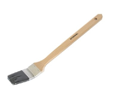 Nespoli professional radiator brush black 50mm rust-proof clamp beechwood handle