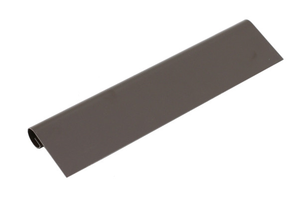 PREFA Hängerinnendila 33 blank inkl. Wulst und Blende braun