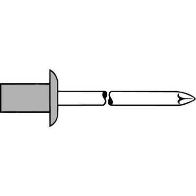 Gesipa CAP-Becherblindniete Alu/Niro 3.2x9.5mm