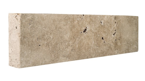 Lagotrade Travertin Vanilla Color-Mix beige gemischt Leistenstein 100/25/8 cm