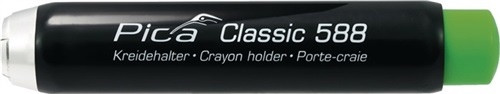 Pica Classic Kreidehalter 588 f.Kreiden ru./eckig L.110mm f.Kreide-D. 11-12mm
