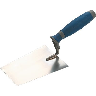 Triuso Kantige Kelle m. Schwanenhals 160mm Stukkateurkelle