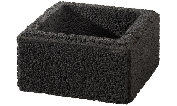 Pillar element Terrano 37.5x37.5x20cm anthracite. aggregate porous