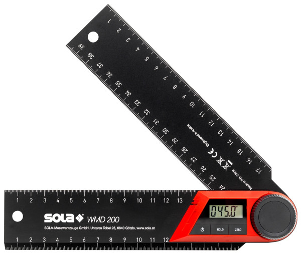 Sola Winkelmesser Digital WMD 200 Länge 200mm