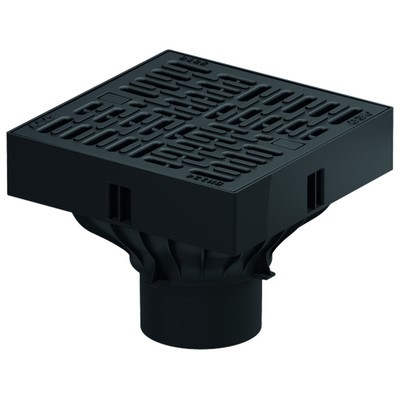 ACO Self® XtraPoint Hofablauf mit Kunststoffrost Kl. B 125