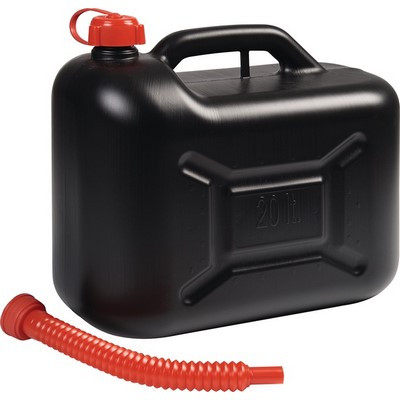 NOW Transportkraftstoffkanister 20 Liter schwarz HD-PE 405x210x350 mm