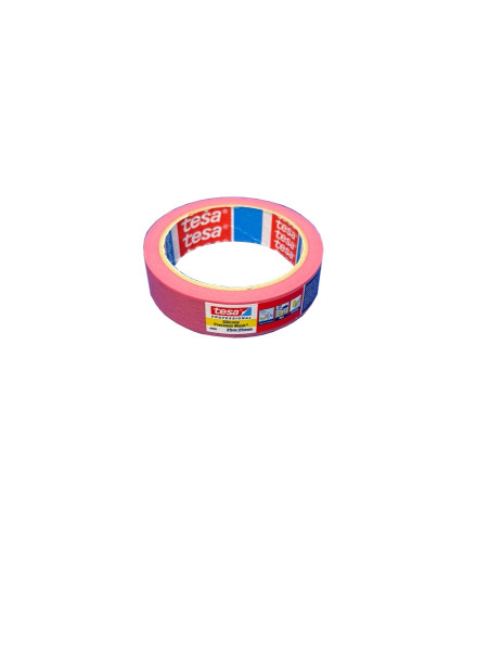 tesa® Professional 4455 25m x 25mm Präzisionskrepp Silikon rot