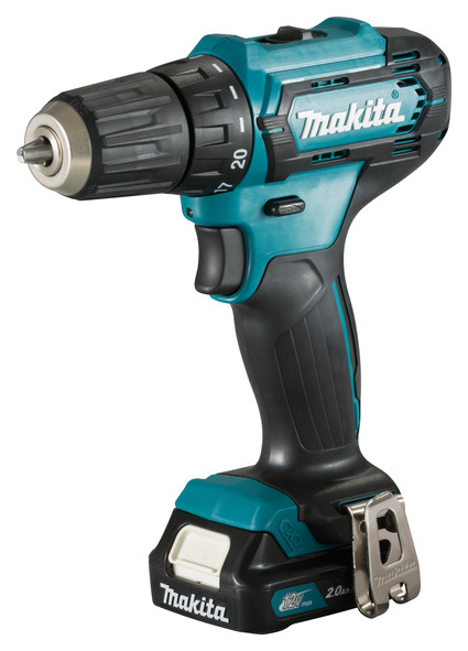 Makita Akku-Bohrschrauber 12V mit 2 Akku Ladegerät im Transportkoffer- DF333DSAE