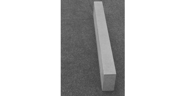 BWL Münchner Leistenstein grau 8.5x17.5x100cm einseitig gefast