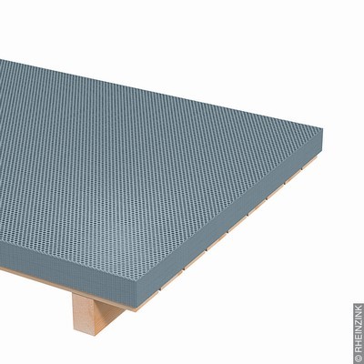 Rheinzink prePATINA Tafel blaugrau 1.0x1000x2000mm Rundlochblech