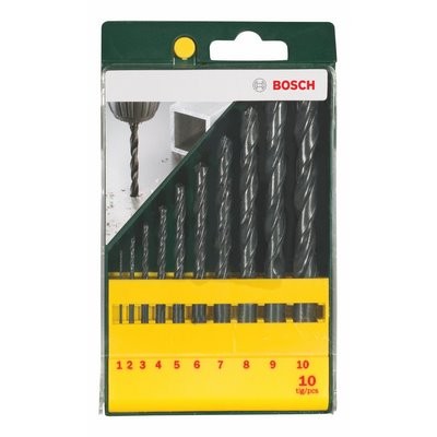 Bosch Metallbohrer-Set HSS-R 10tlg.