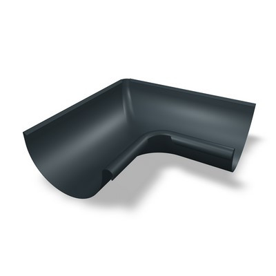 PREFA gutter angle 28 P.10 anthracite inside