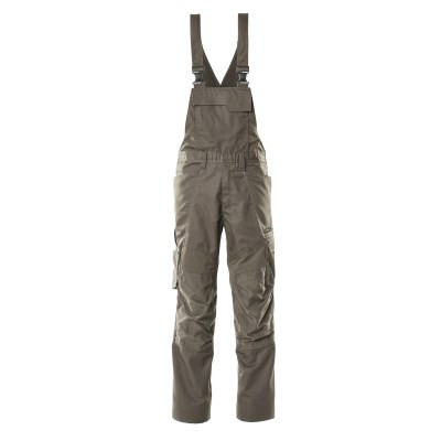 MASCOT® Latzhose mit Knietaschen Stretch-Einsätze dunkelanthr. Gr. 82C48