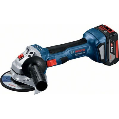 Bosch Akku-Winkelschleifer GWS 18V-7 125mm 2x4.0 Ah Ladegerät in L-BOXX