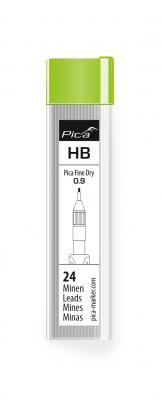 Pica Fine Minen-Set HB Dry 0.9mm 24 Minen / Packung
