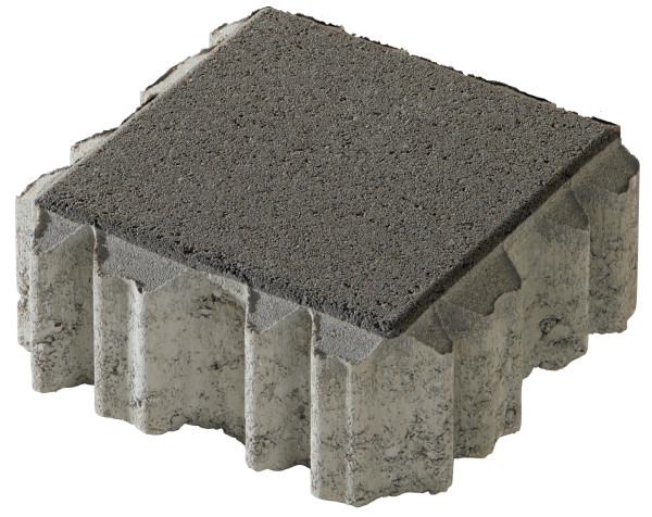 Pflaster MultiTec Öko 20x20x8cm anthrazit. Kanntec10. betonglatt