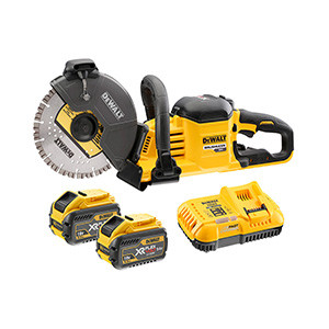 SBD DeWalt Akku-Trennschleifer Ø230 mm 54V/162 Wh mit Akku u. Ladegerät