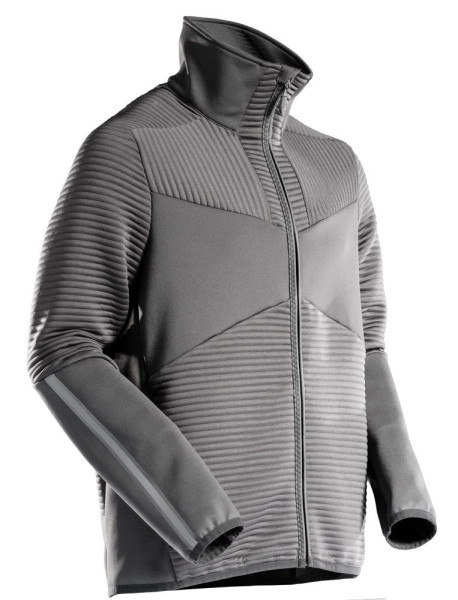 MASCOT® Customized Fleecepullover m. Reißver. anthrazitgrau Gr. XL