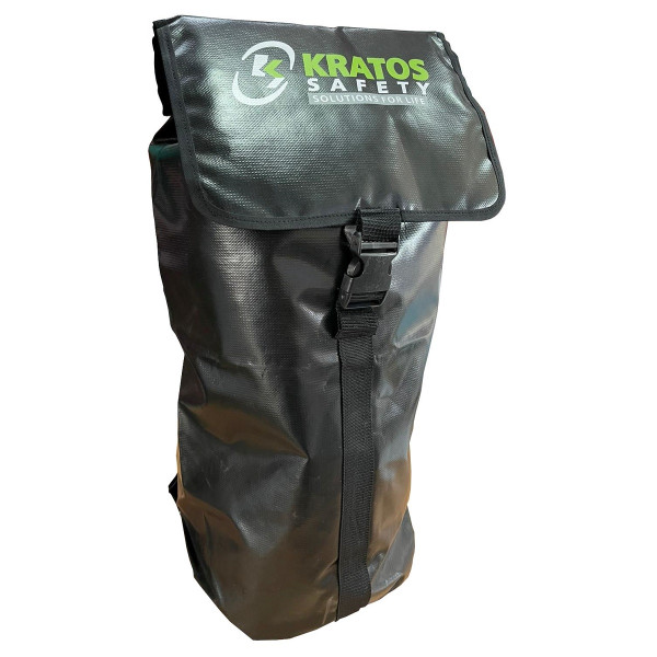 SECURANTA Kratos Zylindrischer Mehrzweck-Rucksack aus PVC