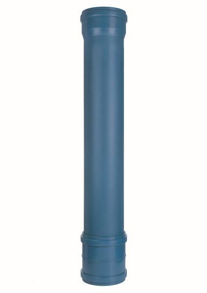 Wavin Acaro PP Blue SN 12 RW pipe DN 200 BL 1000mm with molded. sleeve