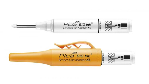 Pica Big-Ink Marker Smart-Use XL weiß Permanent-Marker u. Tiefloch