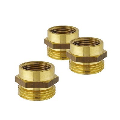 Grüner EAN MS Gewindenippel reduziert 3/4" AG x 1/2" IG