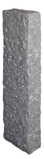 Palisade 15x15x250cm China grau (G603) allseits gespitzt m. Pyramidenkopf 7.5cm