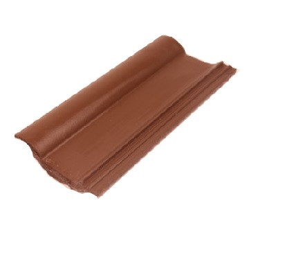 Braas Frankfurter Pfanne Protegon MATT Dark Brown Half Normal Stone